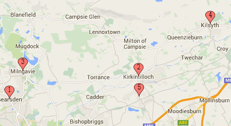 Our plumbing service cover all of Bearsden and the surrounding areas 